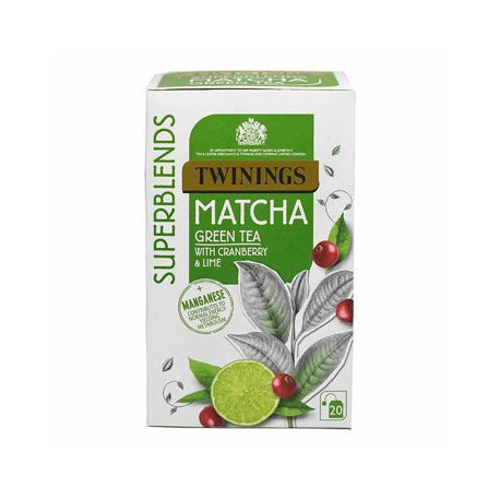 Te Matcha Superblends Twinings paquete 20 sobres