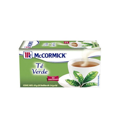 Te Verde McCormick paquete 25 sobres