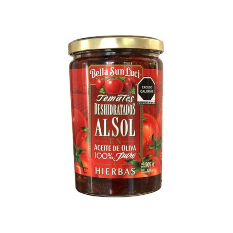 Tomate Deshidratado Bella Sun Luci 907g de EE.UU en aceite de olivo