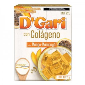 Gelatina Mango Maracuya DGari 21 g con Colageno