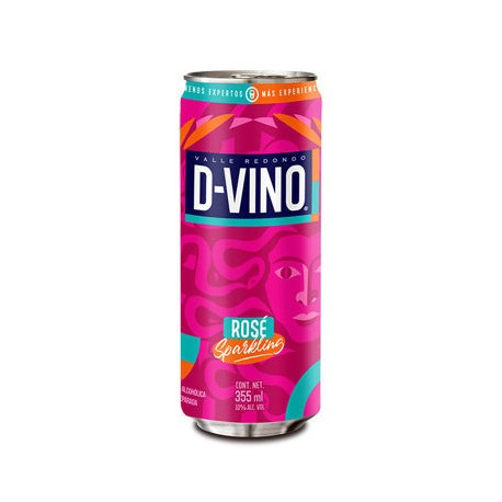 Vino Rosado D-Vino 12 Latas/355 ml