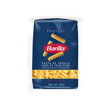 Pasta Fusilli 12/500 Gr. Barilla  (Tornillo)