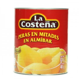 Peras Mitades Lata 800 Gr.Costeña