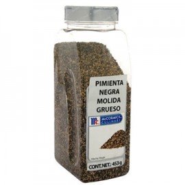 Pimienta Negra Molida Gruesa 453 Gr. McCormick