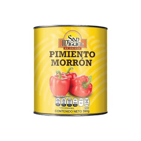 Pimiento Morron Chico Lata 400 Gr. San Miguel