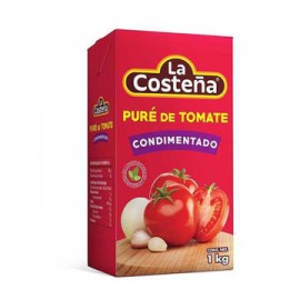 Pure de Tomate La Costeña condimentado Tetra 12 de 1 Kg