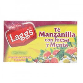 REMATE Te Manzanilla Fresa Menta 24 sobres Laggs
