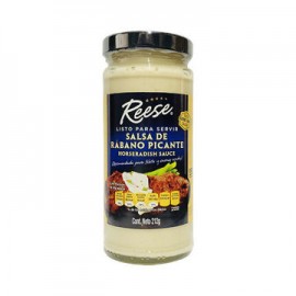 Salsa Horseradish REESE Frasco 212 g  (Rabano Picante/Raiz Fuerte)