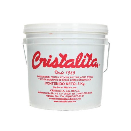 Mermelada Fresa Cristalita Cubeta 5 Kg