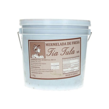 Mermelada Fresa Tia Tula Cubeta 5 Kg