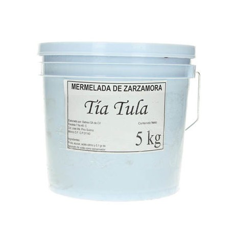 Mermelada Zarzamora Tia Tula Cubeta de 5 Kg