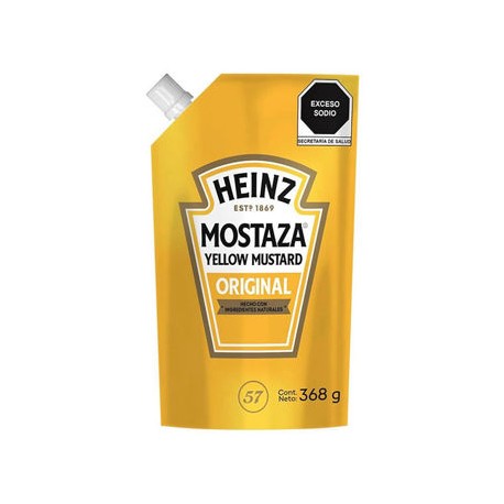 Mostaza Heinz DOYPACK 12/368 gr