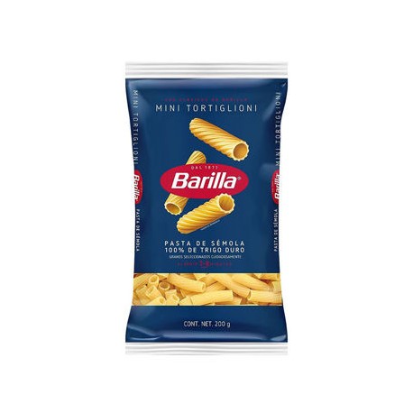 Pasta Mini Tortiglioni 40/200 grs. Barilla