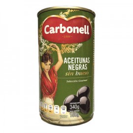 Aceituna Negra Sin Hueso Carbonell 340g