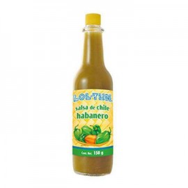 Salsa de Habanero Verde Lol tun Frasco 150 mL