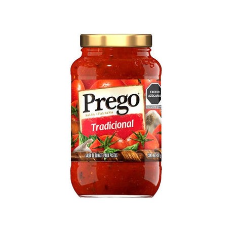 Salsa de Tomate Prego Tradicional 397 gr Frasco