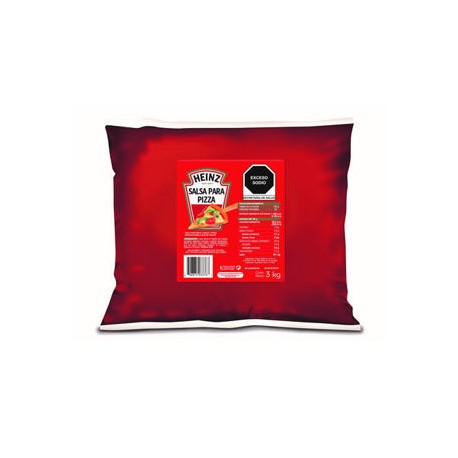 Salsa para Pizza Heinz 6 Bolsas de 3 Kg