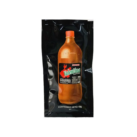 Salsa Valentina Porcion NEGRA 900 sobres de 10 g