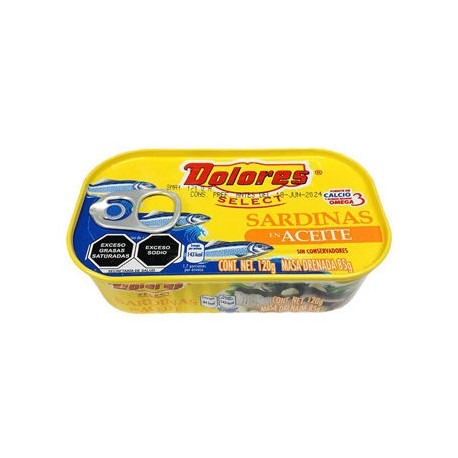 Sardina en Aceite Dolores Lata 120gr