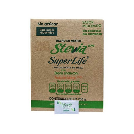 Stevia Super Life 700 sobres 1 g