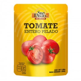 Tomate Entero Pelado San Miguel  6 Pouch de 3 Kg