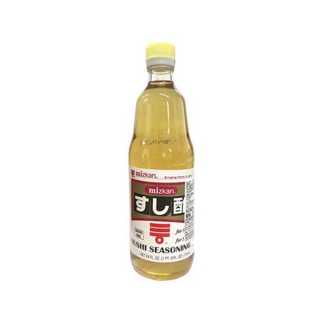 Vinagre de Arroz Mizkan 710 mL Sushi Seasoning (Tapa Amarilla)