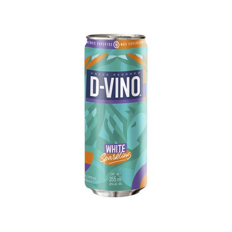 Vino Blanco D-Vino 12 Latas/355 ml