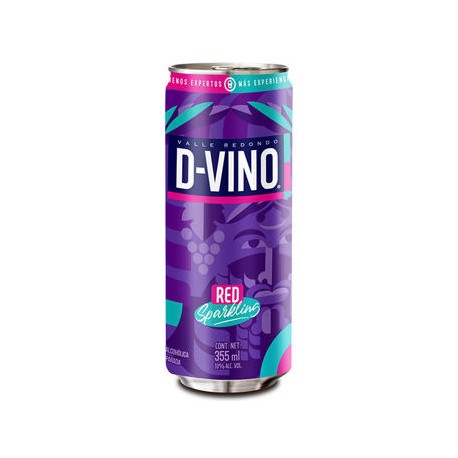 Vino Tinto D-Vino 12 Latas/355 ml