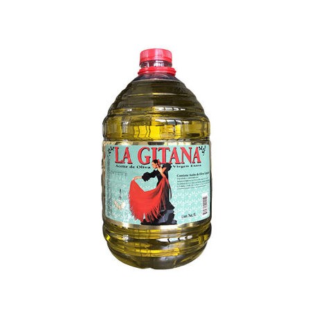 Aceite de oliva Extra Virgen Gitana Galon de 5 L