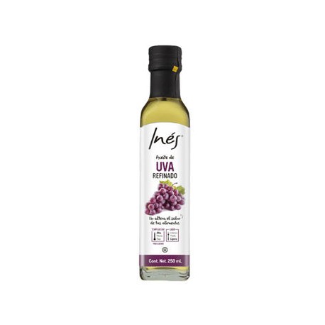 Aceite de uva Ines Frasco de 250 mL