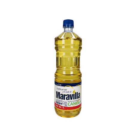 Aceite vegetal Maravilla 12 botellas de 1 L