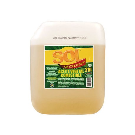 Aceite vegetal SOL Bidon de 20 L