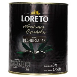 Aceituna Negra DESHUESADA Carbonell Lata 3 kg