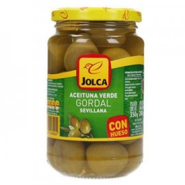 Aceituna verde Gordal Sevillana Jolca Frasco de 350 g