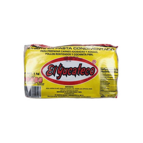 Achiote El Yucateco Bolsa de 1 Kg